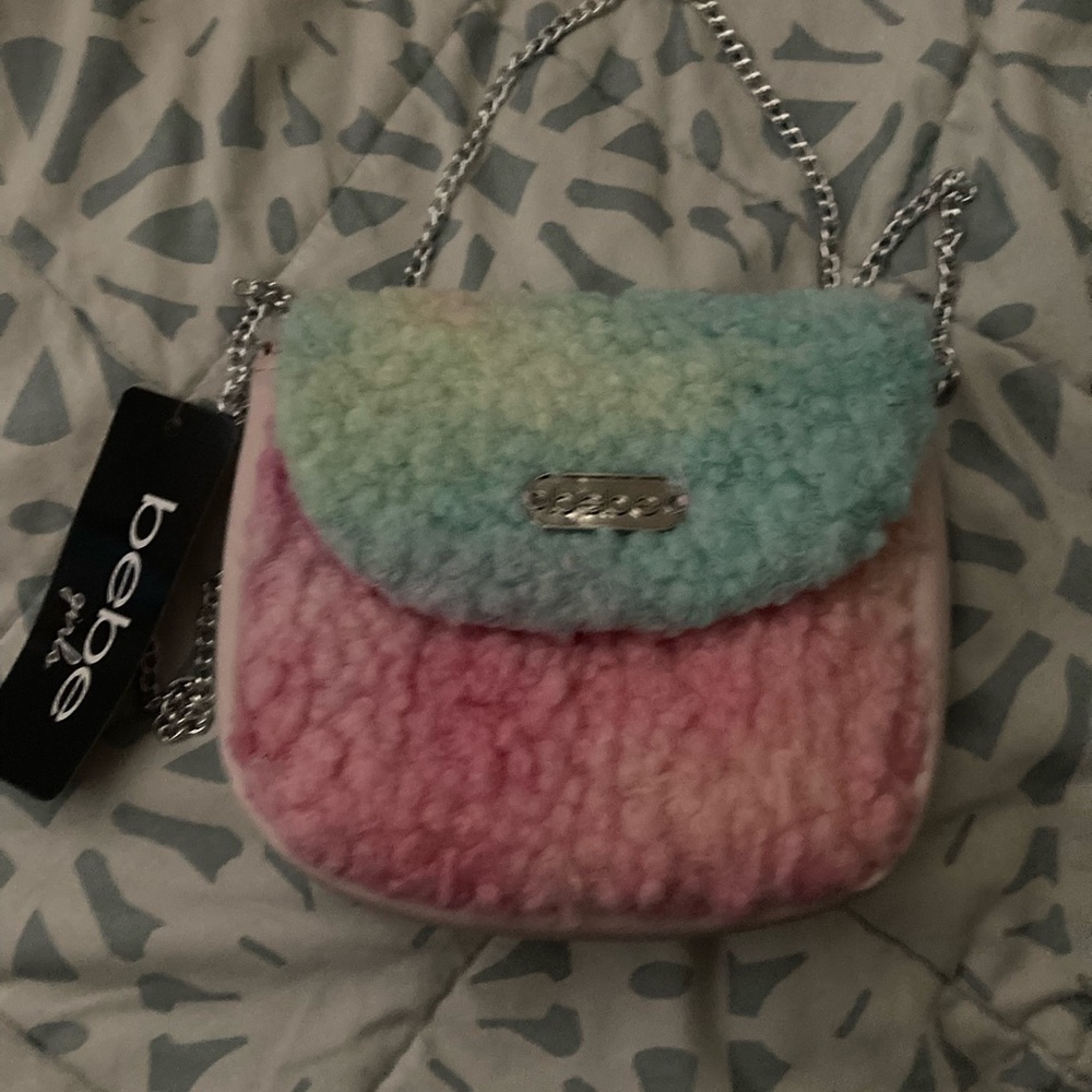 Brand: Bebe.            Color: Blue,green,pink,yellow
